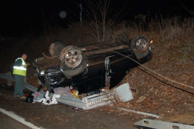 MVA flipper Route 9 South December 22, 2007.